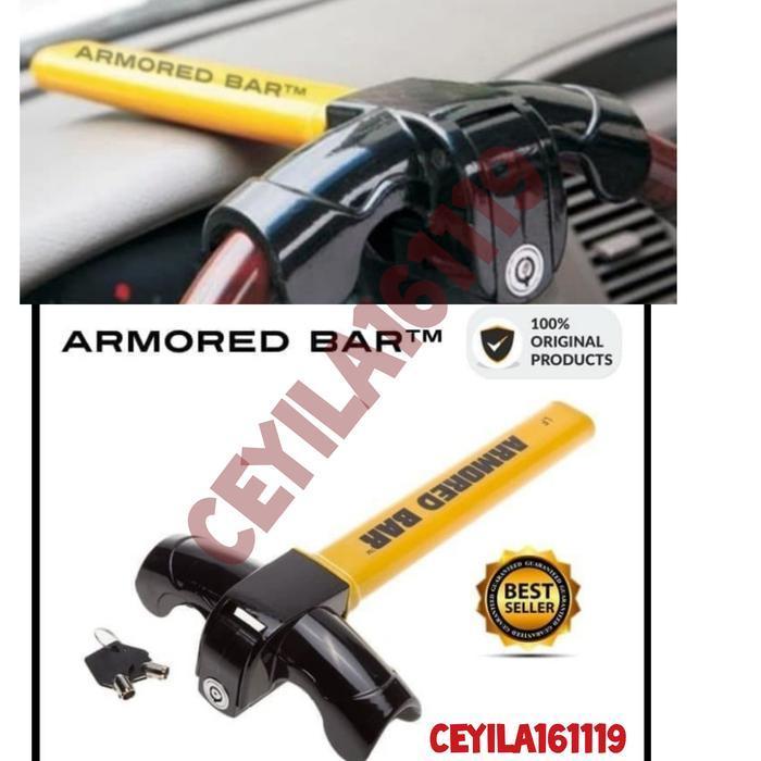 Kunci Setir Armored Kunci Ganda Mobil Calya/Sigra Original Dan Terpercaya