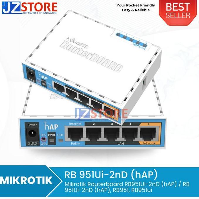 Mikrotik Router RB951Ui-2nD (hAP) / RB 951Ui-2nD (hAP), RB951, RB951ui