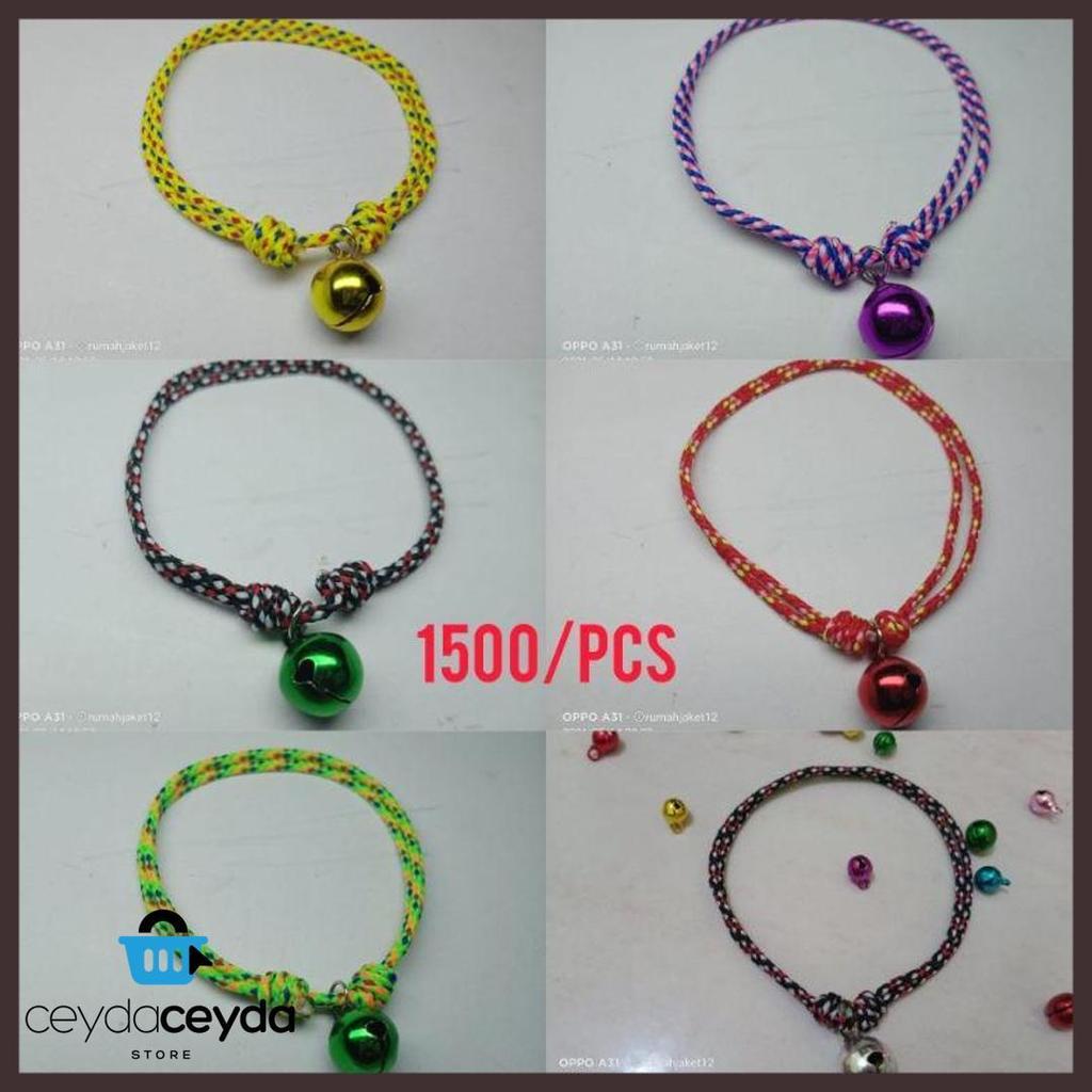 Cuci Gudang Grosir Kalung Kucing/Kalung Kucing Lonceng /Taliperusik/ Lonceng12Mm