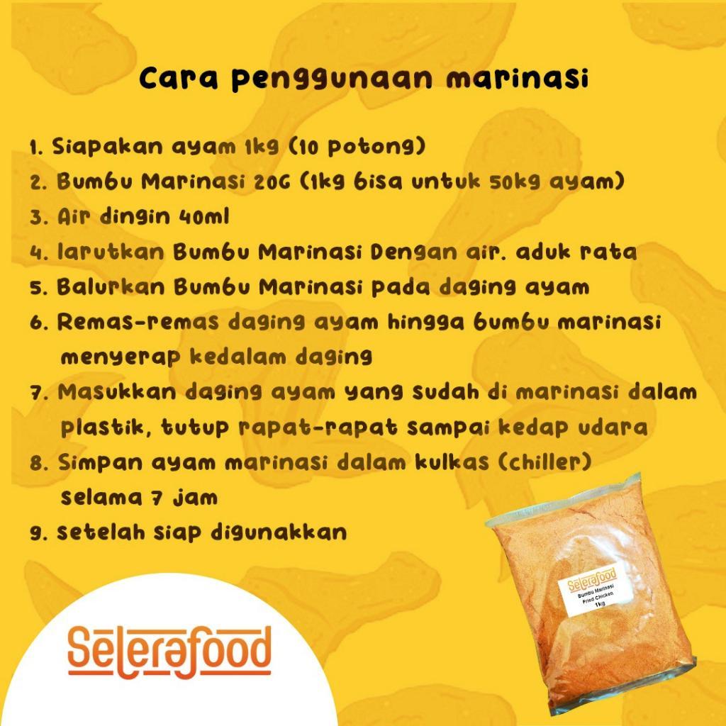 Bumbu Marinasi Fried Chicken Premium 1Kg Merk Selerafood