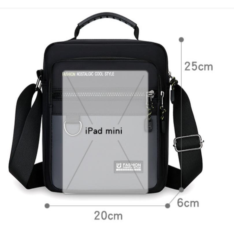 ORIGINAL TAS SELEMPANG PRIA B102 BAHAN NYLON OXFORD CROSSBODY MESSANGER