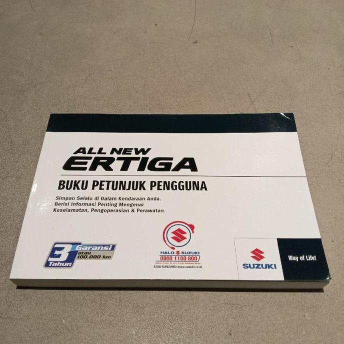 Buku Manual Book All New Ertiga 2018 2019 2020 2021 2022 2023 Original Bekas murah