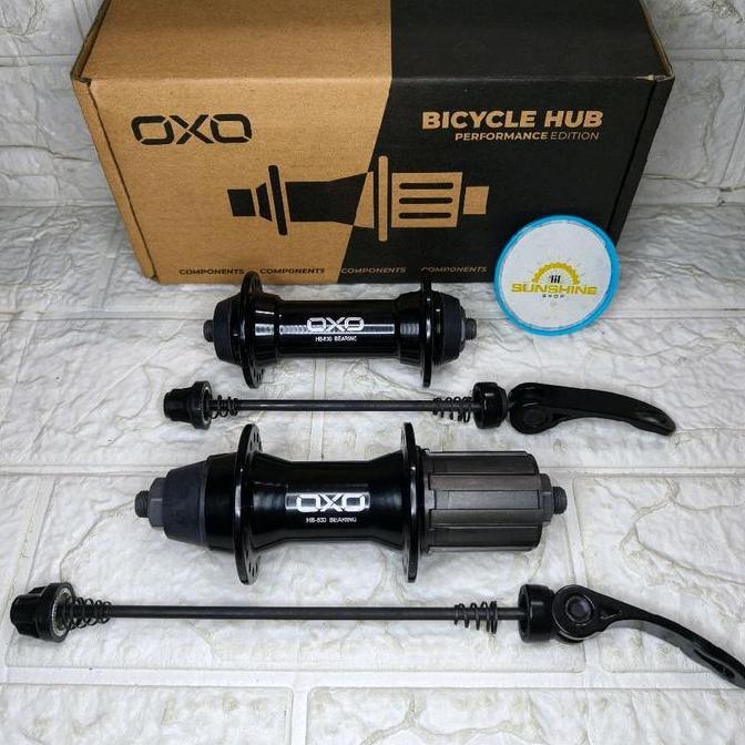 Hub Freehub Slup 36H OXO HB830 Pengganti HB829 Sprocket CASSETTE 7 8 9 10 Speed BEARING V-Brake dan 