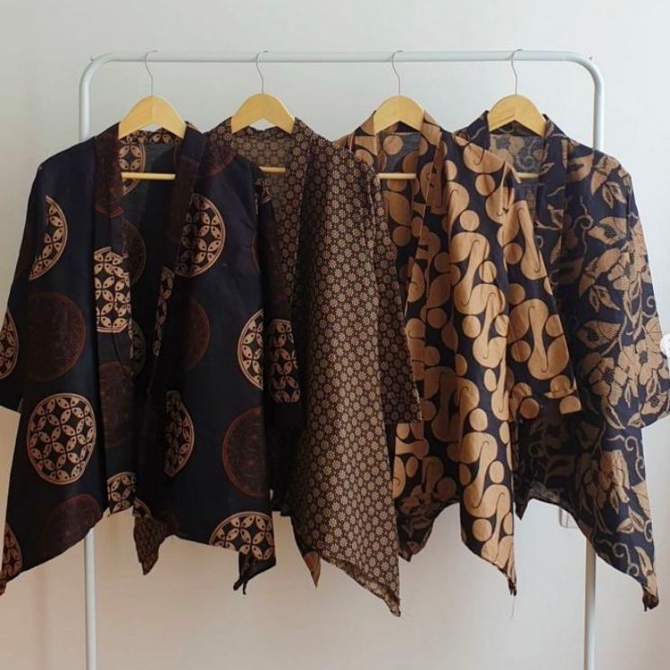 Blazer Batik Nikita Oversize Katun Halus All Size
