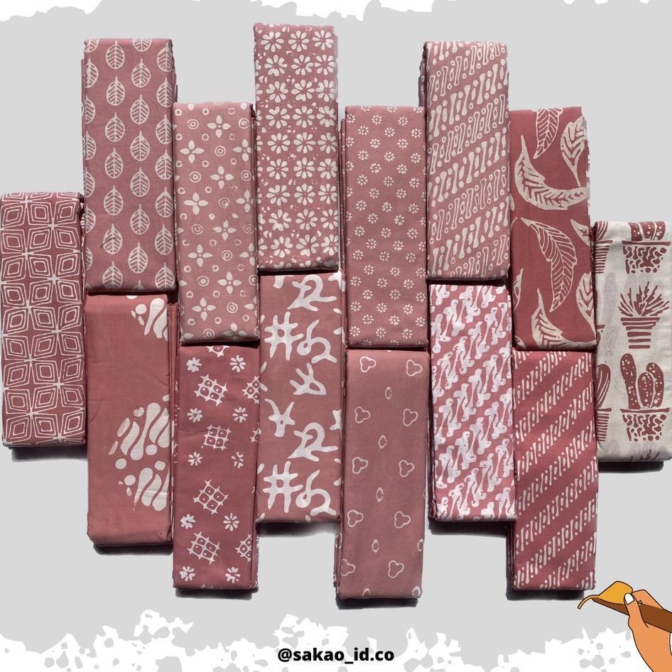 Kain Dan Sarung Batik Aesthetic Edisi Pink // Batik Tasikmalaya