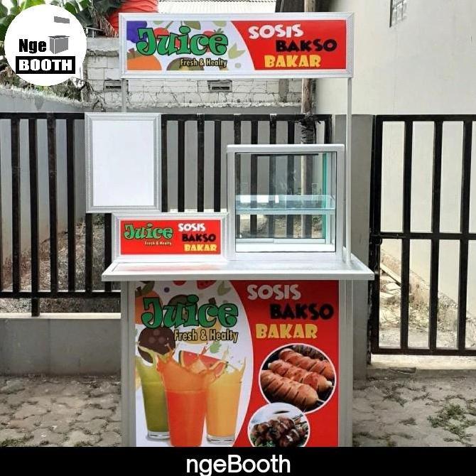 Terlaris Booth Portable / Meja Lipat & Etalase Mini