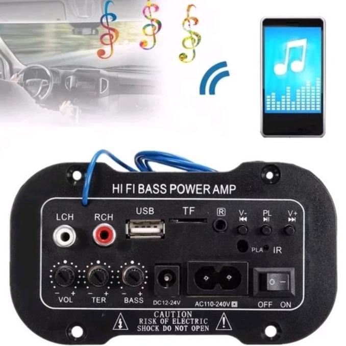 Amplifier Hi-fi Bass AC or DC Power Amplifier Mobil Bluetooth