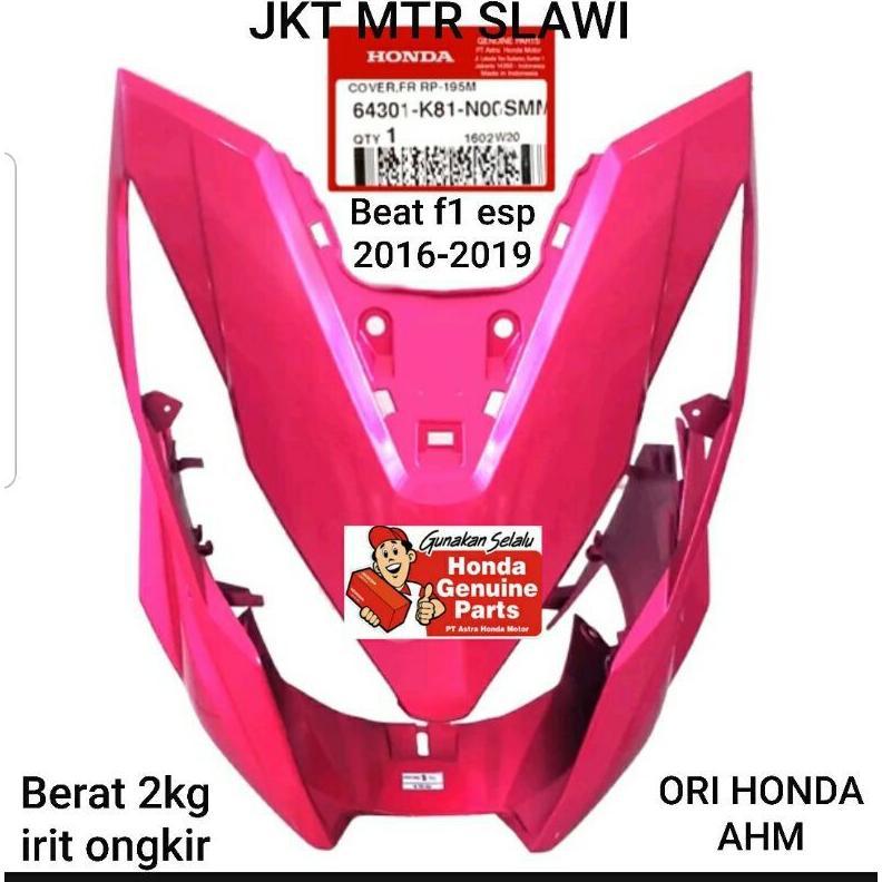 BERKUALITAS 64301-K81-N00SMM COVER FRONT TAMENG PANEL LAMPU BEAT STREET BEAT ECO 2017-2019 PINK MAGE