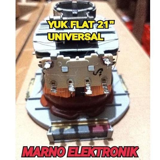 YOKE YUK FLAT PLAT KONDE TV TABUNG LAYAR DATAR 21 IN UNIVERSAL ORI A2162