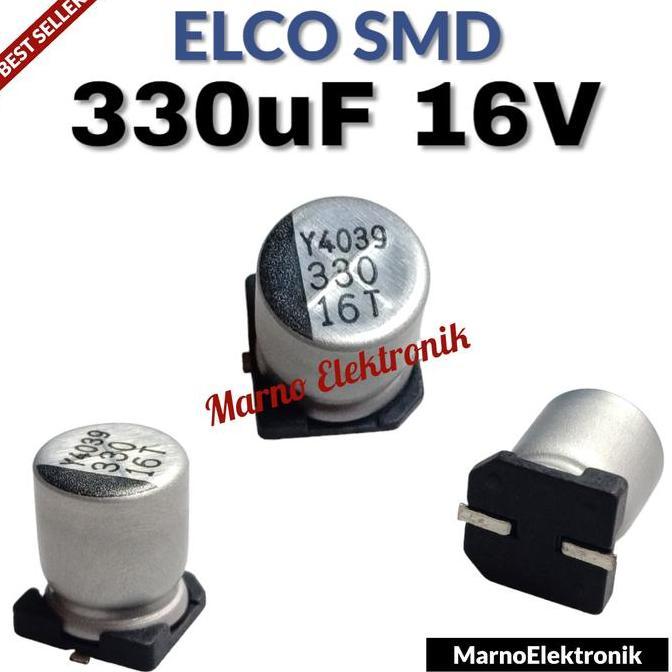 CAPASITOR ELCO SMD 4,7 10 22 47 100 220 330 UF 16V 25V 35V 50V ORI A2162