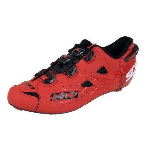 Sepatu Sepeda Roadbike Sidi Shot Matt Red Road Shoes