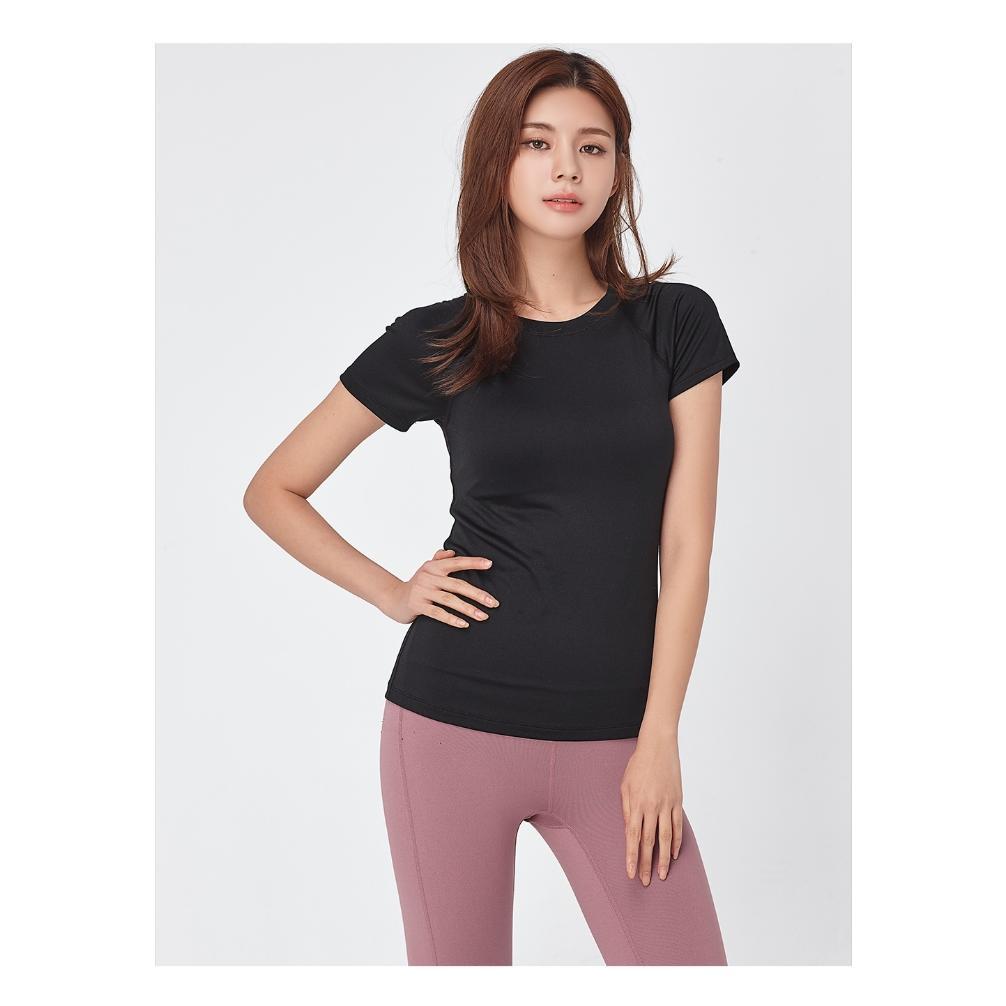 NEW DEALS STL KAOS QUICK DRY SLIM FIT LENGAN PENDEK HITAM