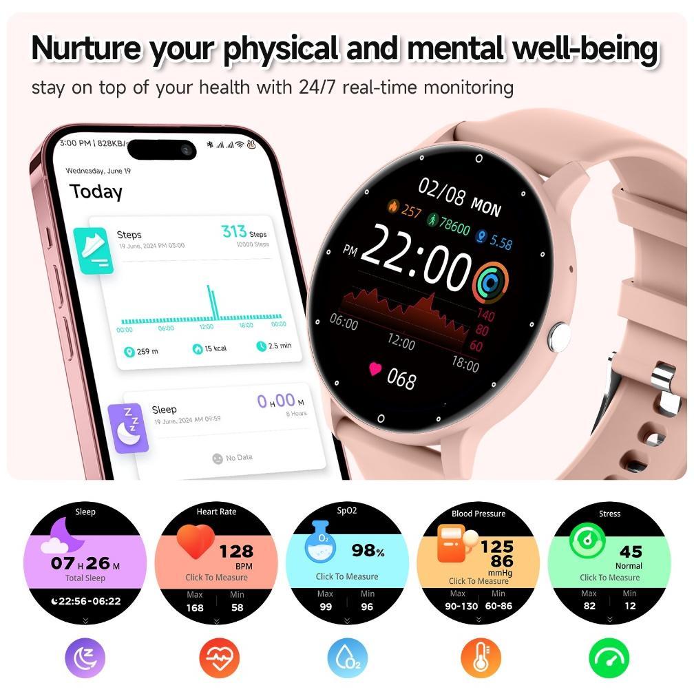 Sale BOZLUN B50S Smartwatch Fitness Trackers Smartwatch Wanita IP68 Jam Tangan Smartwatch Pria Anti 