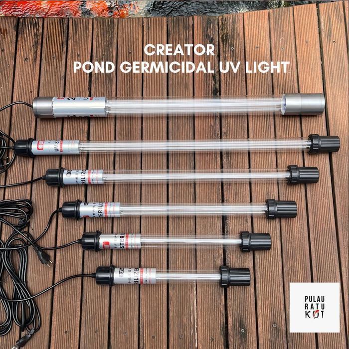 lampu uv kolam akuarium Creator autosinking | 20, 30, 40, 60, 100, 200 watt | pond ultraviolet light