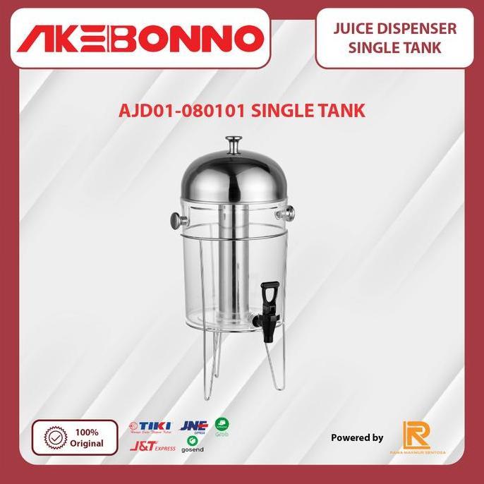 AKEBONNO JUICE DISPENSER SINGLE TANK 8L MINIMALIS (AJD01-080101)