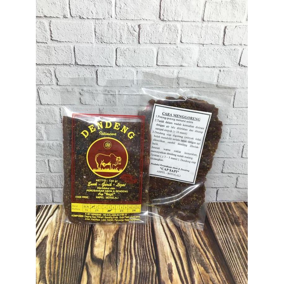 Ready Dendeng Daging Sapi Asli Merk Cap Istimewa Original Kering