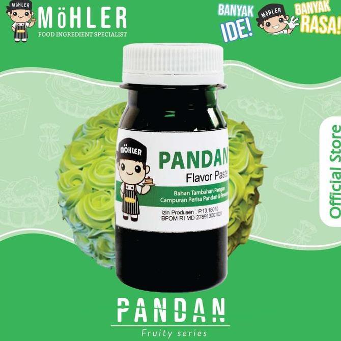 Pasta Perisa Mohler 60g Vanila Pandan Pistachio Coklat Keju Kelapa Kopi Moka Butter Bubblegum Durian