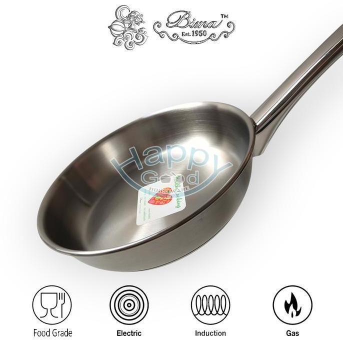 BIMA HERITANCE PRO-LITE 20-24CM FRYPAN | PANCI PENGGORENGAN INDUKSI STAINLESS SUS304