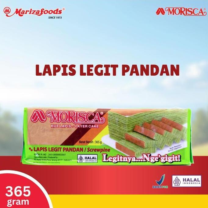 Morisca Kue Lapis Legit Pandan 365g