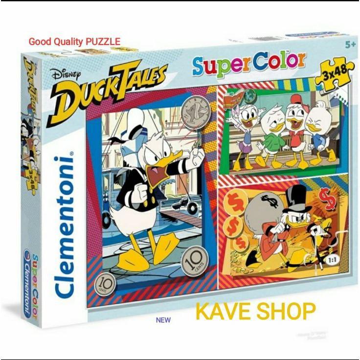 Puzzle Donald Duck Ducktales Disney Clementoni - 3X48 - New