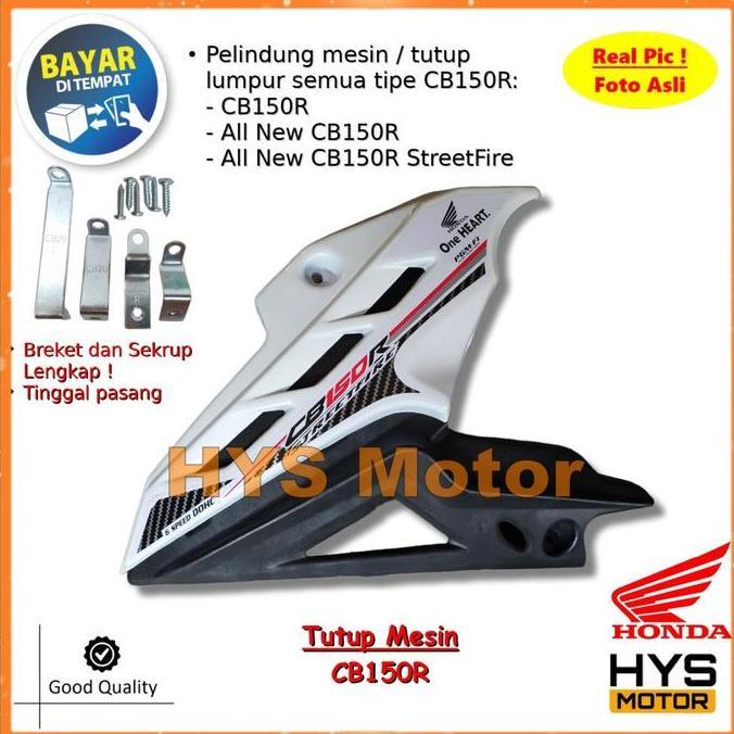 TUTUP MESIN HONDA CB150R / ALL NEW CB150R / ALL NEW CB150R STREETFIRE - COVER ENGINE LUMPUR TRANSFOR