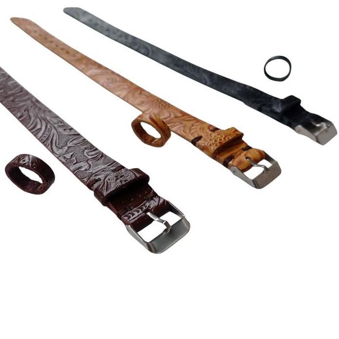 leather embos nato strap single 11mm 13mm 15mm 17mm 19mm 21mm 23mm