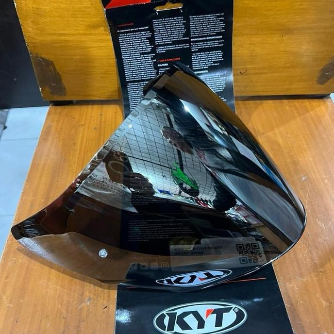 kaca visor Helm kyt original NF-J pnp kyt TTR Jet  Iridium Chrome silver