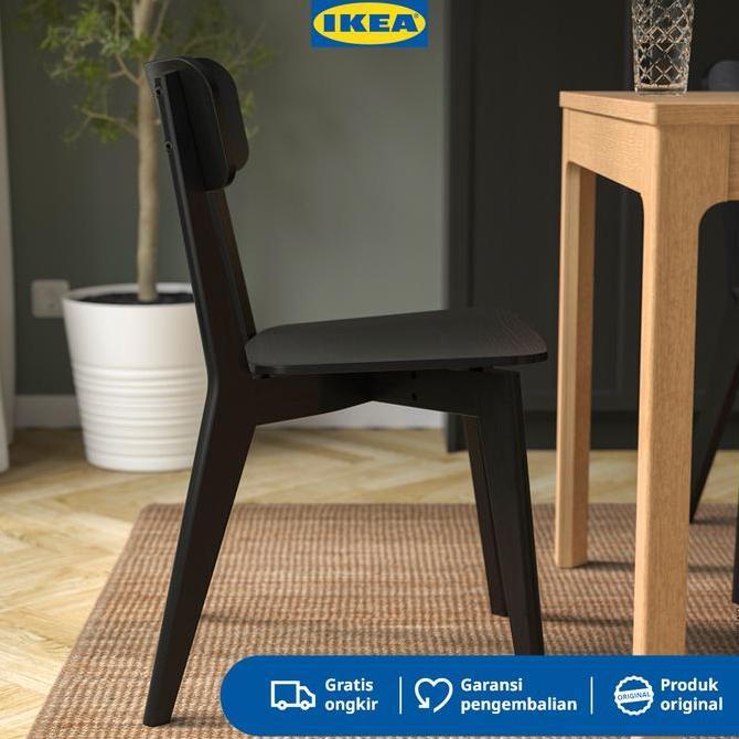 IKEA LISABO Kursi Makan Minimalis Hitam Furniture