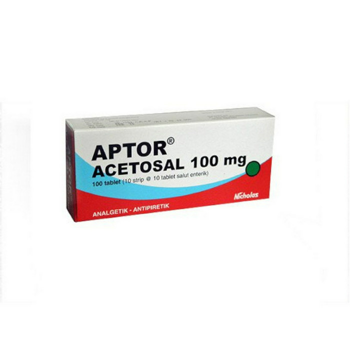 APTOR 100 MG 1 STRIP @ 10 TABLET SALUT ENTERIK