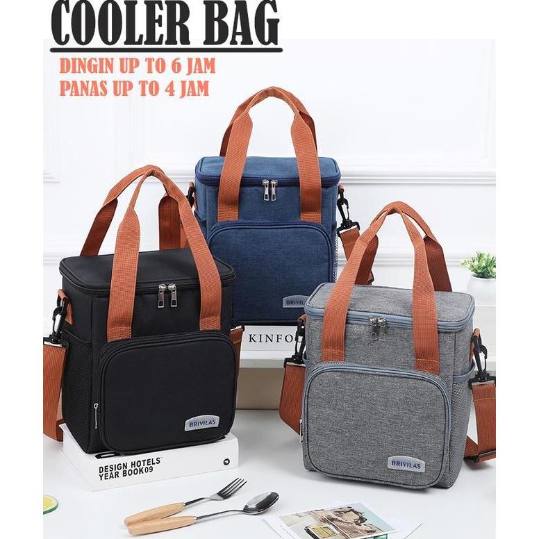 Cooler Bag Tempat Bekal Lunch Box Bag Tas Pendingin Tas Es Krim