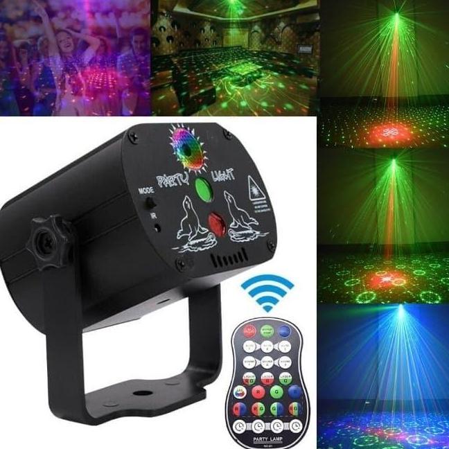 Promo Laser Proyektor Disco Party Club Djlight 60 Mini Led Rgb / Lampu Disko