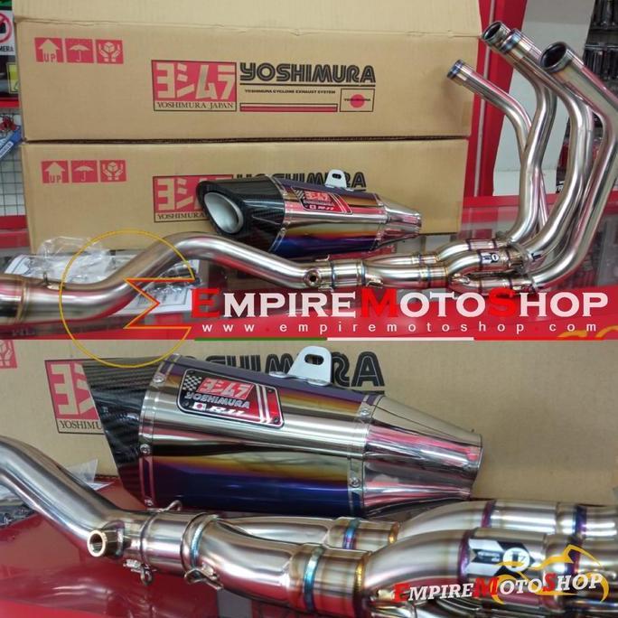 Knalpot Yoshimura R11 ZX25R ZX 25 R Japan Titanium Blue Fullsystem terlaris