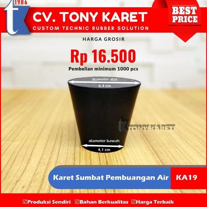 Gonew- Fluszo- Karet Sumbat Pembuangan Air