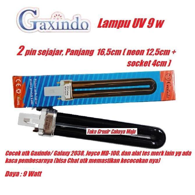 Lictnew- Zaito- Lampu Uv Pl-S 9 W Tester Uang Model Tusuk 9W Money Detector Lamp