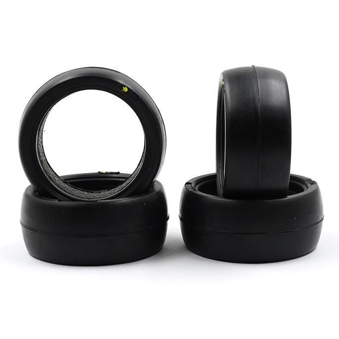 CRtoys RJ Ride 34404 - 60mm Size 60G Asphalt Tires 4 pcs For 1/10 M-Chassis
