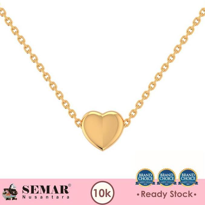 warhan_pik - kalung emas cassano love polos gold 10k semar nusantara