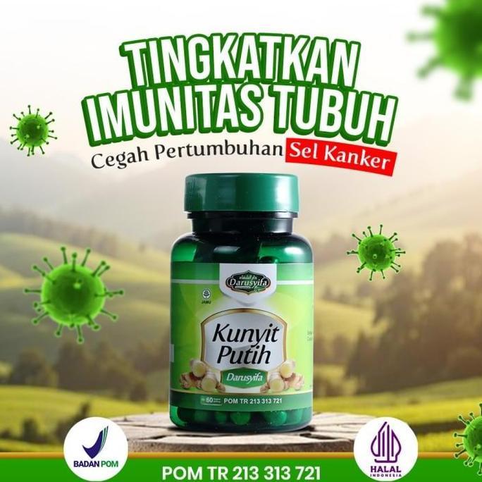 Youyou- Kapsul Kunyit Putih Darusyifa Herbal Alami Penuh Manfaat