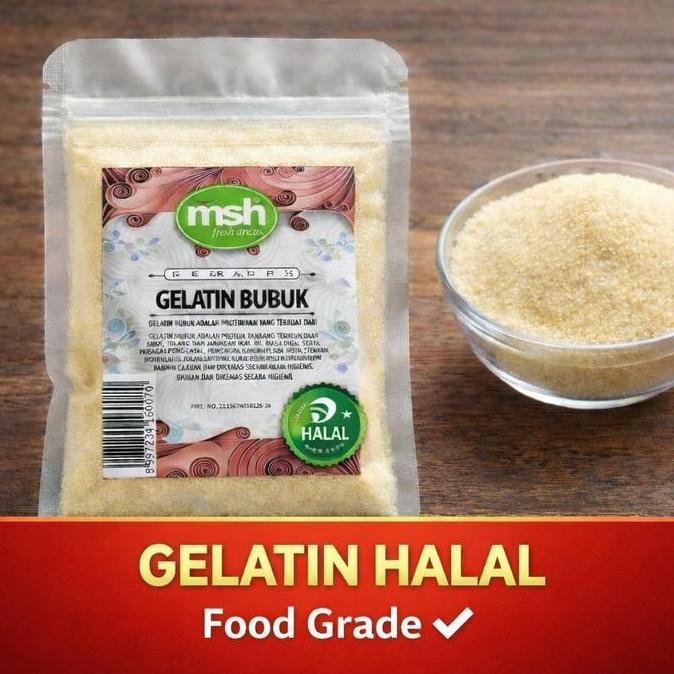 Gelatin Bubuk , Gelatin Sapi Bubuk , Gelatin Bubuk Halal , Gelatin Bubuk Asli