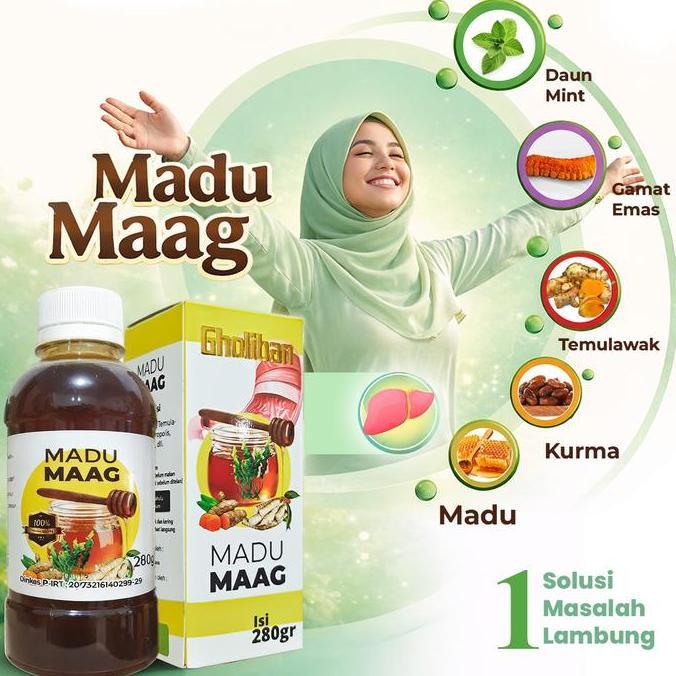 Youyou- Madu Maag Asam Lambung Gerd Gholiban 80Gr