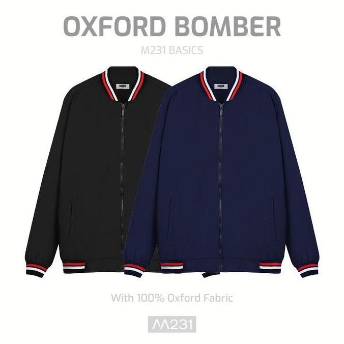 Bless- M231 Jaket Pria Bomber Oxford Panjang 1768