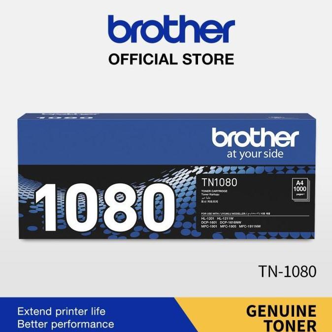 BROTHER Toner TN1080 TN 1080 Black Toner Original