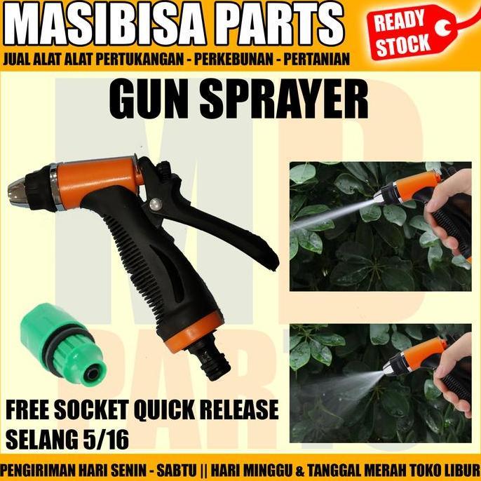 SPRAYER GUN / TEMBAKAN AIR TAMAN / CUCI MOBIL / MOTOR / AC