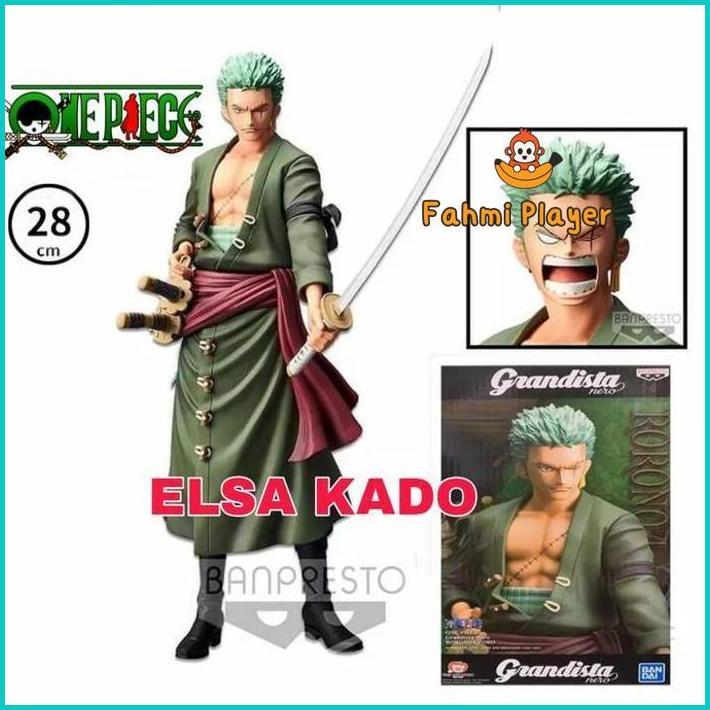 Roronoa Zoro Grandista Action Figure Nero Version
