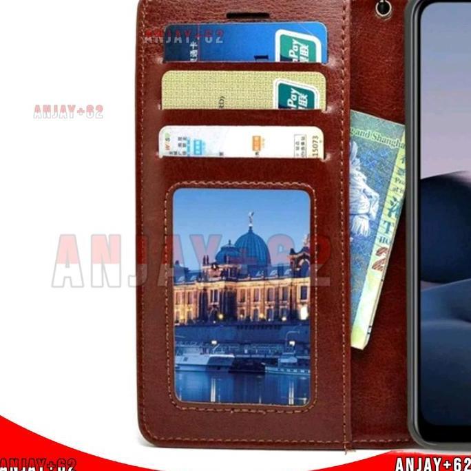 ahmadgoedang3 - Case Untuk Realme C53 Casing Flip Cover Dompet Kulit Buka Tutup Standing Untuk Smart