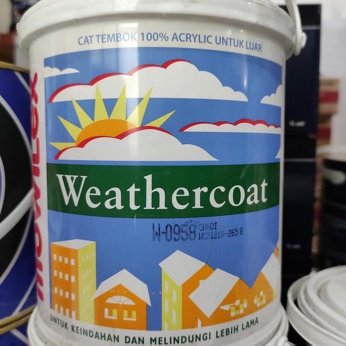 HARGA DISC - MOWILEX WEATHERCOAT 2.5LT [ GALON ] / CAT MOWILEX / CAT TEMBOK LUAR