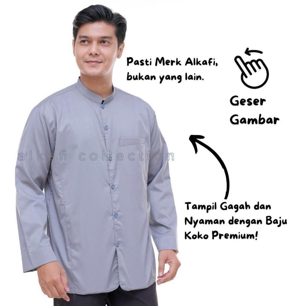 original [ koko terompah premium alkafi  varian warna part 1]  koko polos al kafi alkafi al kahfi al