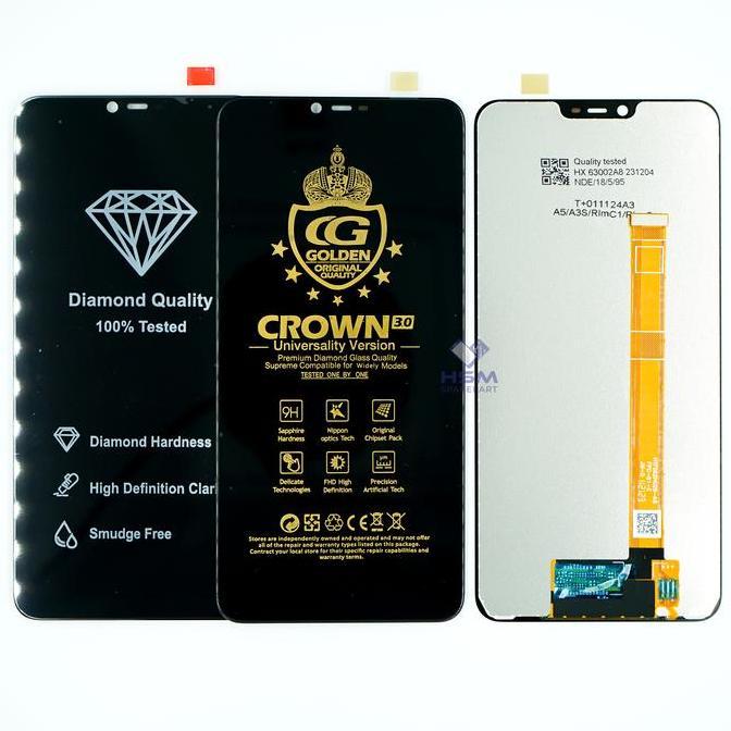 LCD OPPO A5/A3S/REALME C1/REALME 2 UNIVERSAL FULLSET ORI OEM