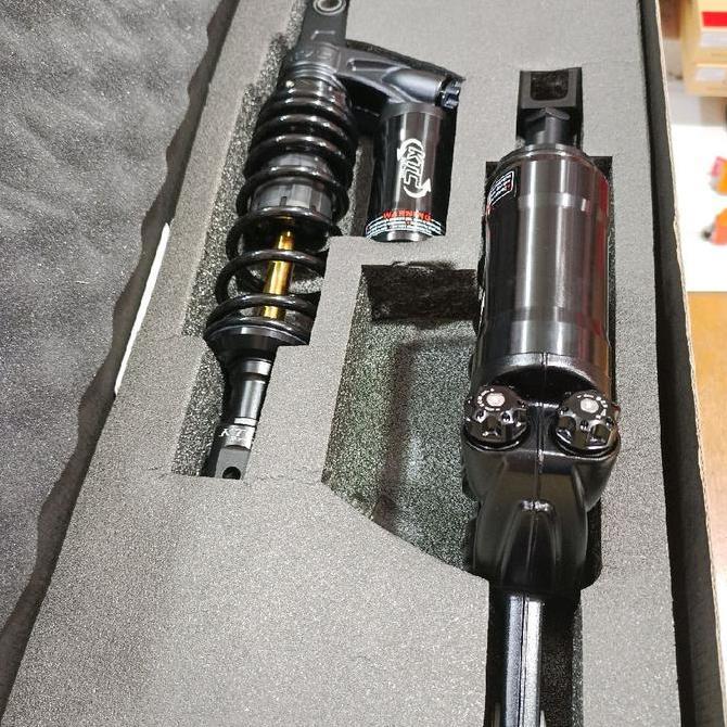 New shock ktc racing gufo series 350mm tabung atas pcx 150 lokal/ shockbreaker ktc racing gufo 365mm