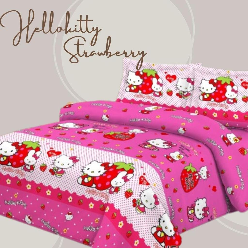Bed Cover Selimut Murah Helo City, Dora emon Untuk Dewasa dan Anak