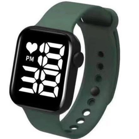 OFFICIAL KS Jam Tangan LED Digital Pria Wanita Rubber Electronic Fashion Couple Anak Remaja Premium 